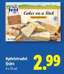 Aanbieding: Apfelstrudel ijsjes