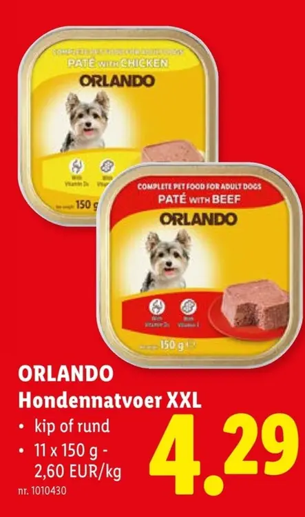 Promotie: Hondennatvoer XXL