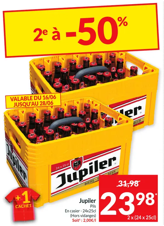 Offre: Jupiler Pils