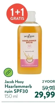 Aanbieding: Jacob Hooy Haarlemmerbruin SPF30