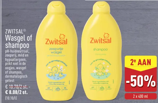 Promotie: Wasgel of shampoo