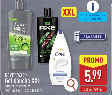 Offre: Gel douche XXL