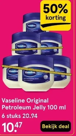 Aanbieding: Vaseline Original Petroleum Jelly
