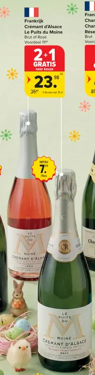Promotie: Crémant d'Alsace Le Puits du Moine Brut of Rosé