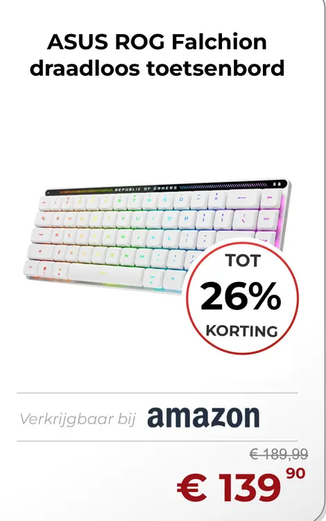 Aanbieding: Falchion draadloos toetsenbord