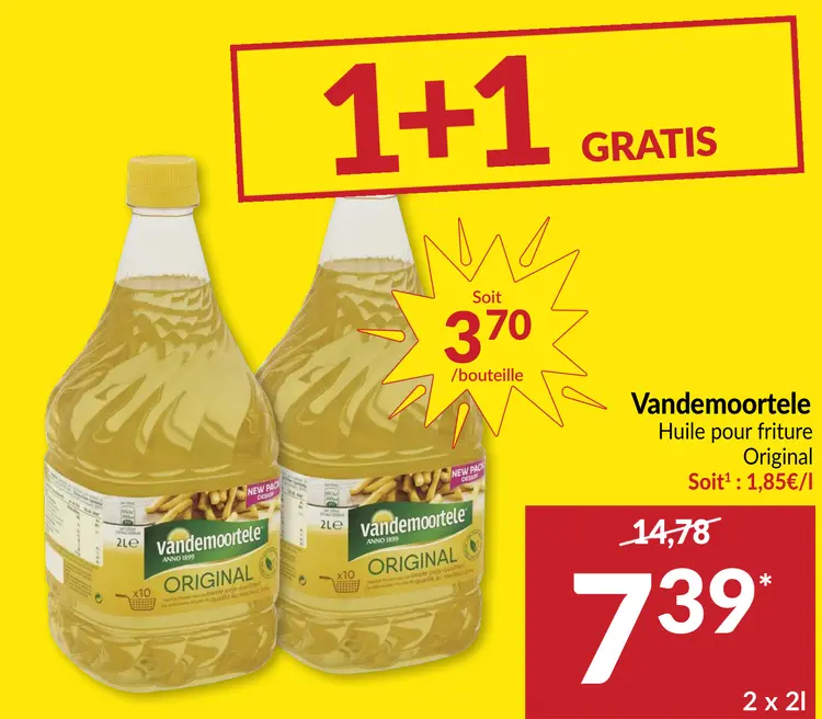 Offre: Huile pour friture Original