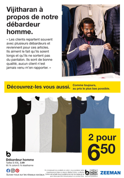 Offre: Débardeur homme