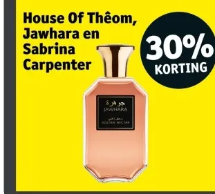 Promotie: Jawhara Golden Nectar en Sabrina Carpenter