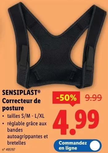 Offre: Correcteur de posture