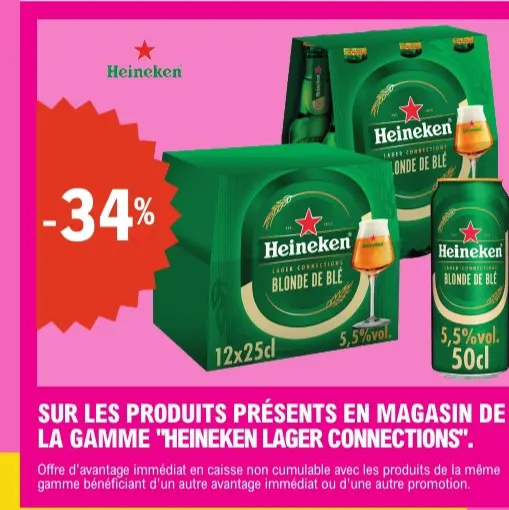 Offre: Gamme Heineken Lager Connections