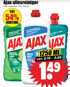 Aanbieding: Ajax allesreiniger
