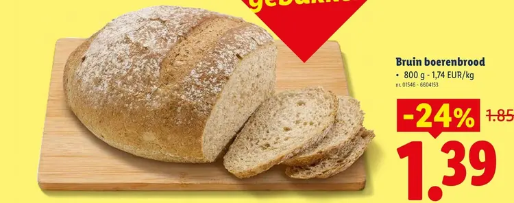 Promotie: Bruin boerenbrood