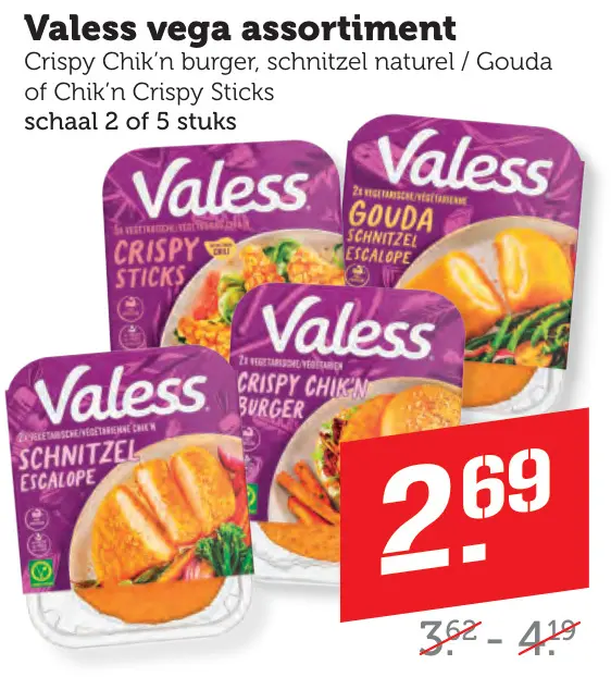 Aanbieding: Valess vega assortiment 