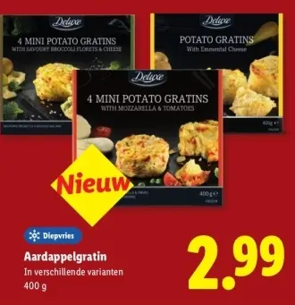 Aanbieding: Aardappelgratin