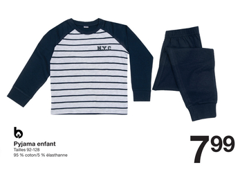 Offre: Pyjama enfant