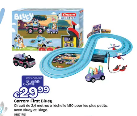 Offre: Bluey Carrera Bluey Première piste de course