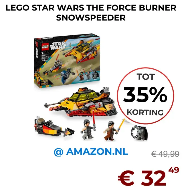 Aanbieding: Star wars the force burner snowspeeder