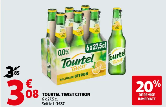 Offre: Tourtel twist citron