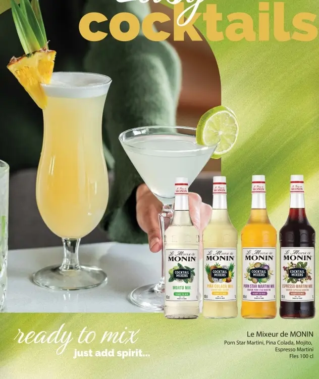 Aanbieding: Le Mixeur de MONIN Porn Star Martini, Pina Co