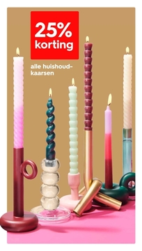 Aanbieding: alle huishoud- kaarsen