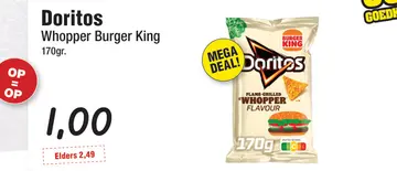 Aanbieding: Doritos Whopper Burger King