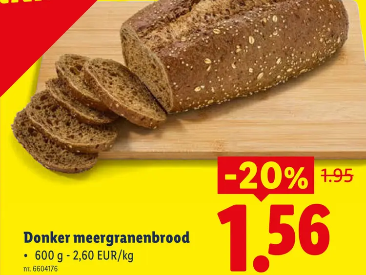 Promotie: Donker meergranenbrood