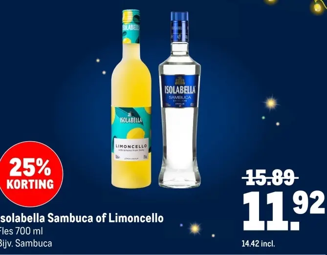 Aanbieding: Sambuca of Limoncello
