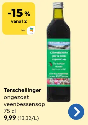 Promotie: Terschellinger veenbessensap