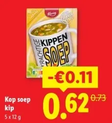 Aanbieding: Kop soep kip
