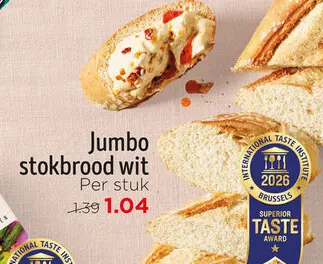 Aanbieding: Stokbrood wit