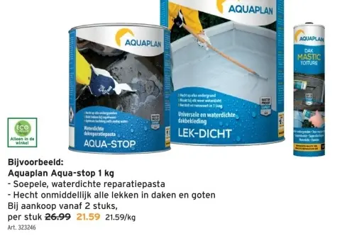 Promotie: Aquaplan Aqua-stop 1 kg