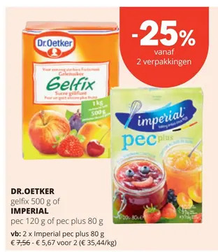 Aanbieding: DR. OETKER of IMPERIAL