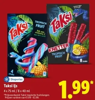 Aanbieding: Taksi ijs