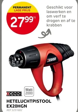 Promotie: Heteluchtpistool ex20hgn