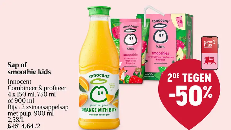 Aanbieding: Sap of smoothie kids