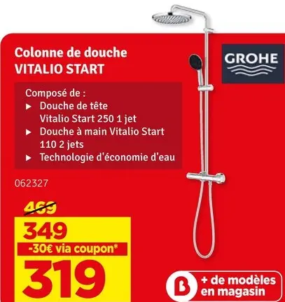 Offre: Colonne de douche VITALIO START