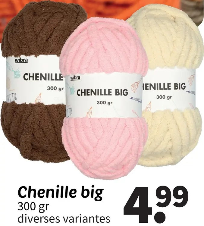 Offre: Wibra Chenille big