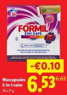 Aanbieding: Formil Wascapsules 5-in-1 color