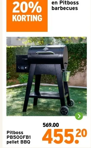 Aanbieding: PB500FB1 pellet BBQ