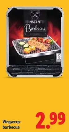 Aanbieding: Wegwerpbarebecue