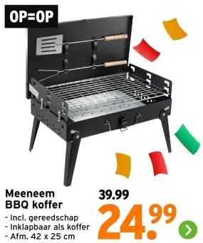 Aanbieding: Meeneem BBQ koffer