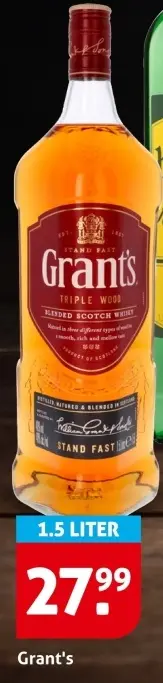 Aanbieding: Grant's Triple Wood Blended Scotch Whisky