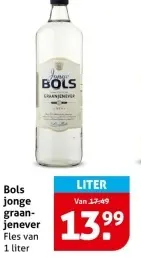 Aanbieding: Bols jonge graanjenever