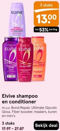 Aanbieding: Shampoo en conditioner