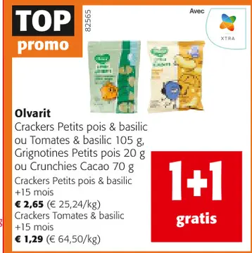 Offre: Olvarit Crackers