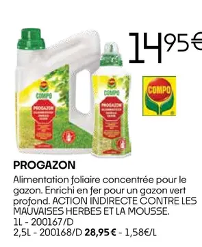 Offre: PROGAZON
