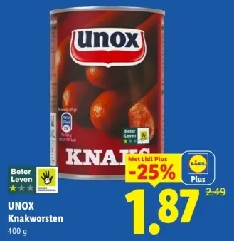 Aanbieding: Knakworsten