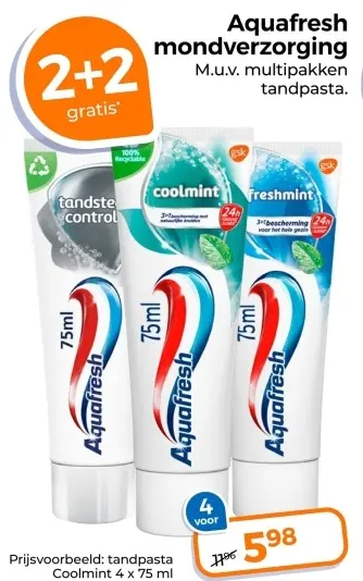 Aanbieding: Aquafresh mondverzorging