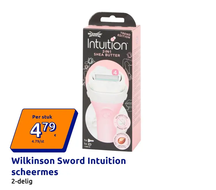 Aanbieding: Wilkinson Sword Intuition scheermes