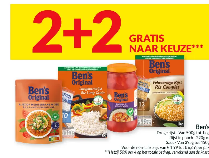 Promotie: Ben's Original
